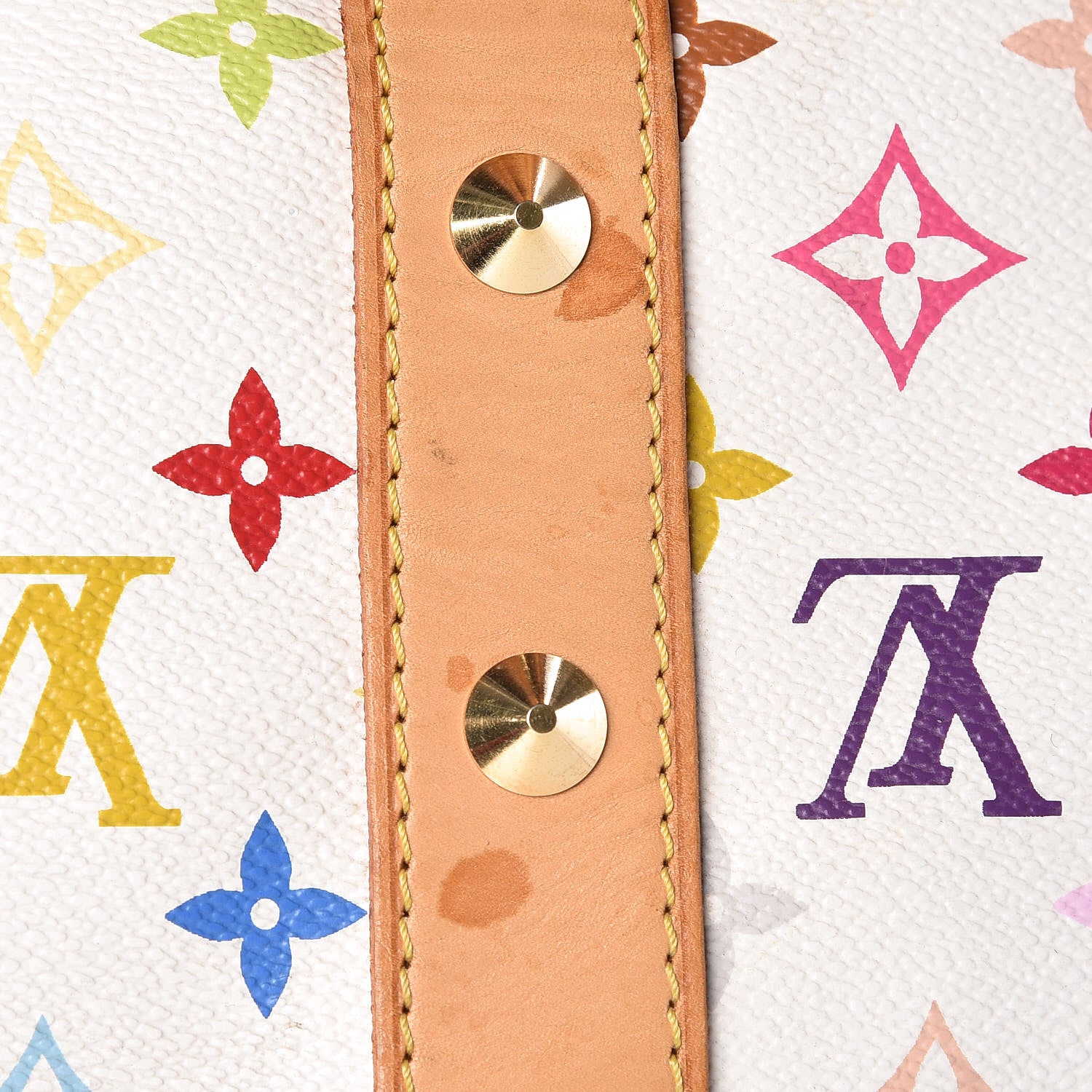 Louis Vuitton Monogram Multicolor Keepall 45 White 23 of 24