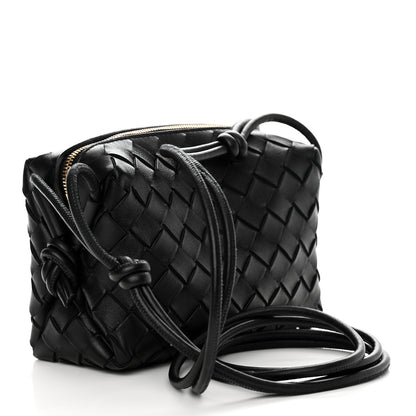 Bottega Veneta Nappa Intrecciato Mini Loop Camera Bag Black 3 of 9