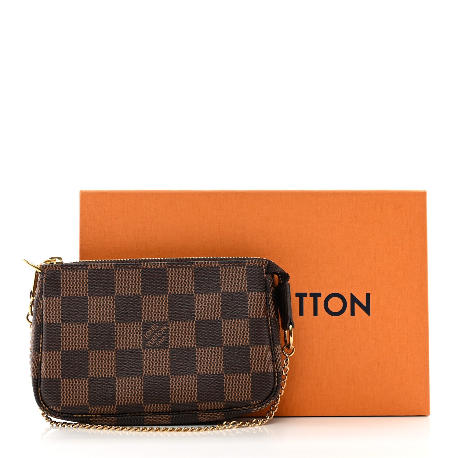 Louis Vuitton Damier Ebene Mini Pochette Accessories 8 of 8
