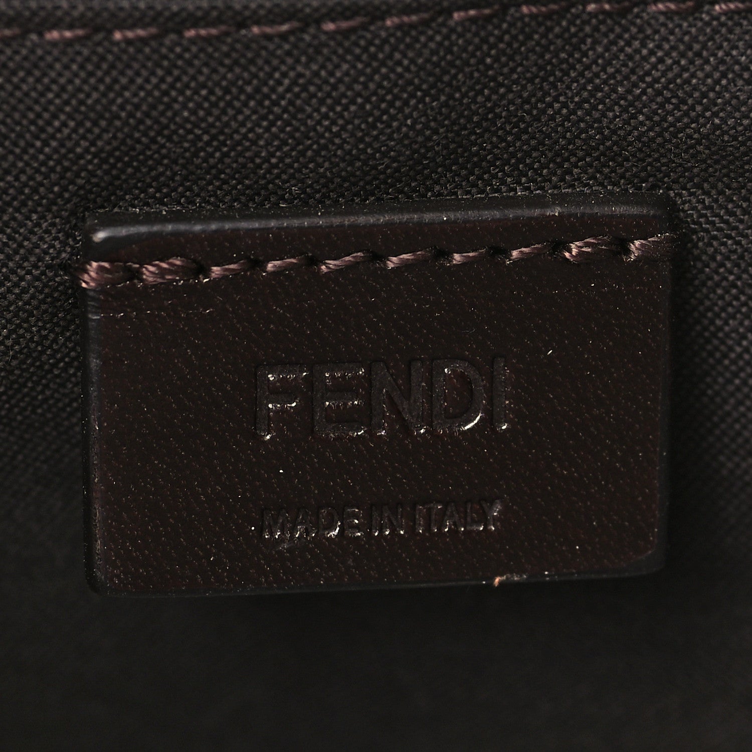 Fendi X FILA Cuoio Romano Vitello Century Mania Stars Clutch White Ice Ebano Multicolor 6 of 8