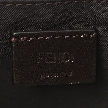 Fendi X FILA Cuoio Romano Vitello Century Mania Stars Clutch White Ice Ebano Multicolor 6 of 8