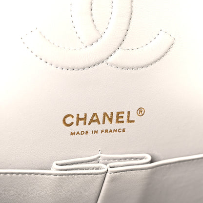 Chanel Caviar Quilted Medium Double Flap Grey 6 of 12