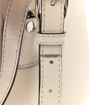 Alexander McQueen Calfskin Whipstitch Folk Tote White 15 of 20