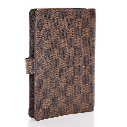 Louis Vuitton Damier Ebene Medium Ring Agenda Cover 3 of 11