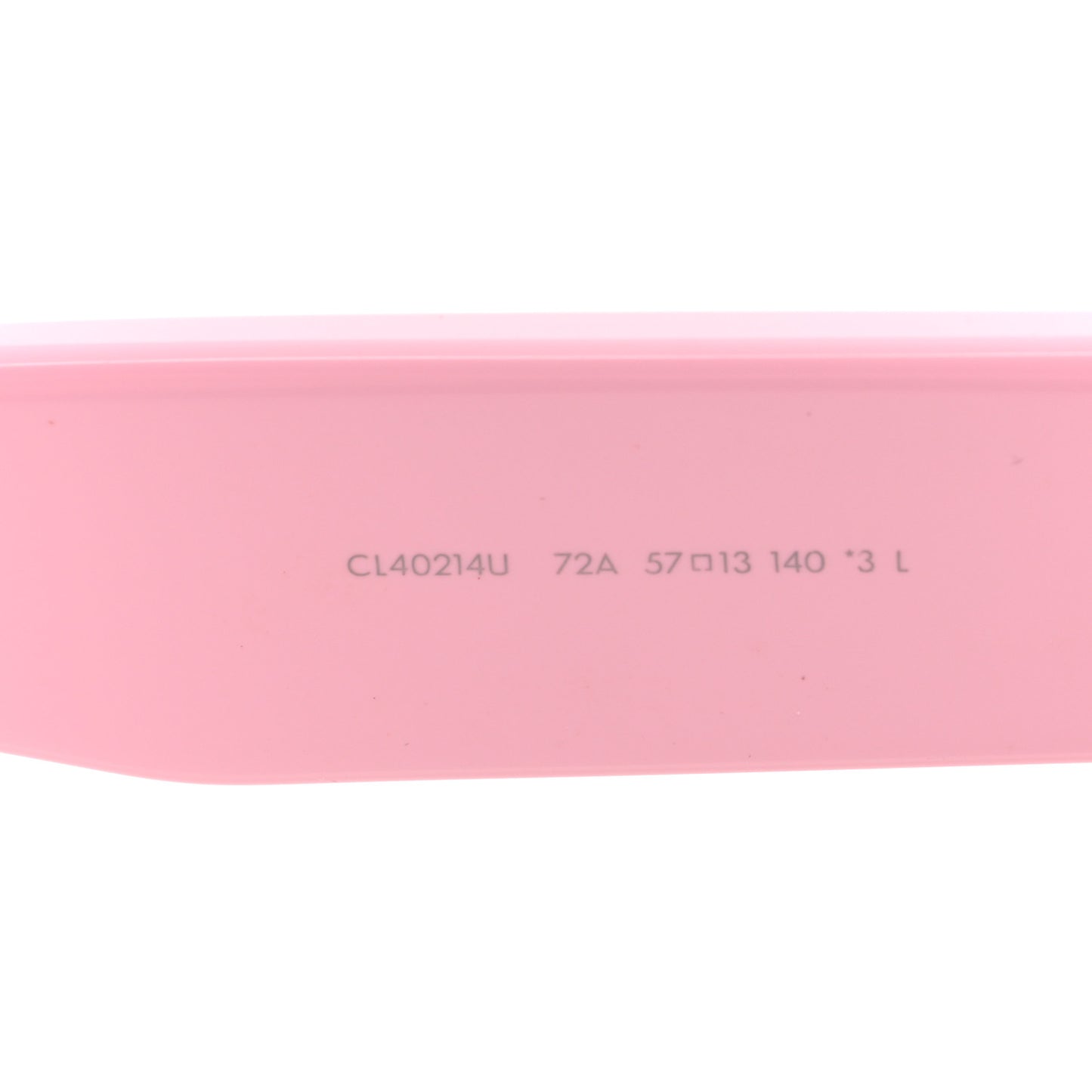 Acetate Monochroms Square Sunglasses CL40214U Light Pink