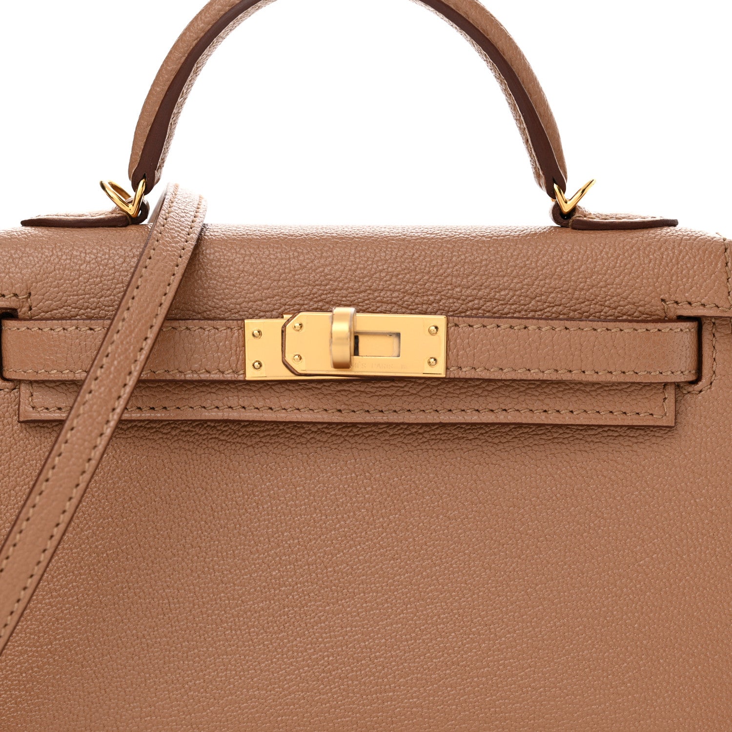 Hermes Chevre Mysore Mini Kelly Sellier 20 Quebracho 8 of 12