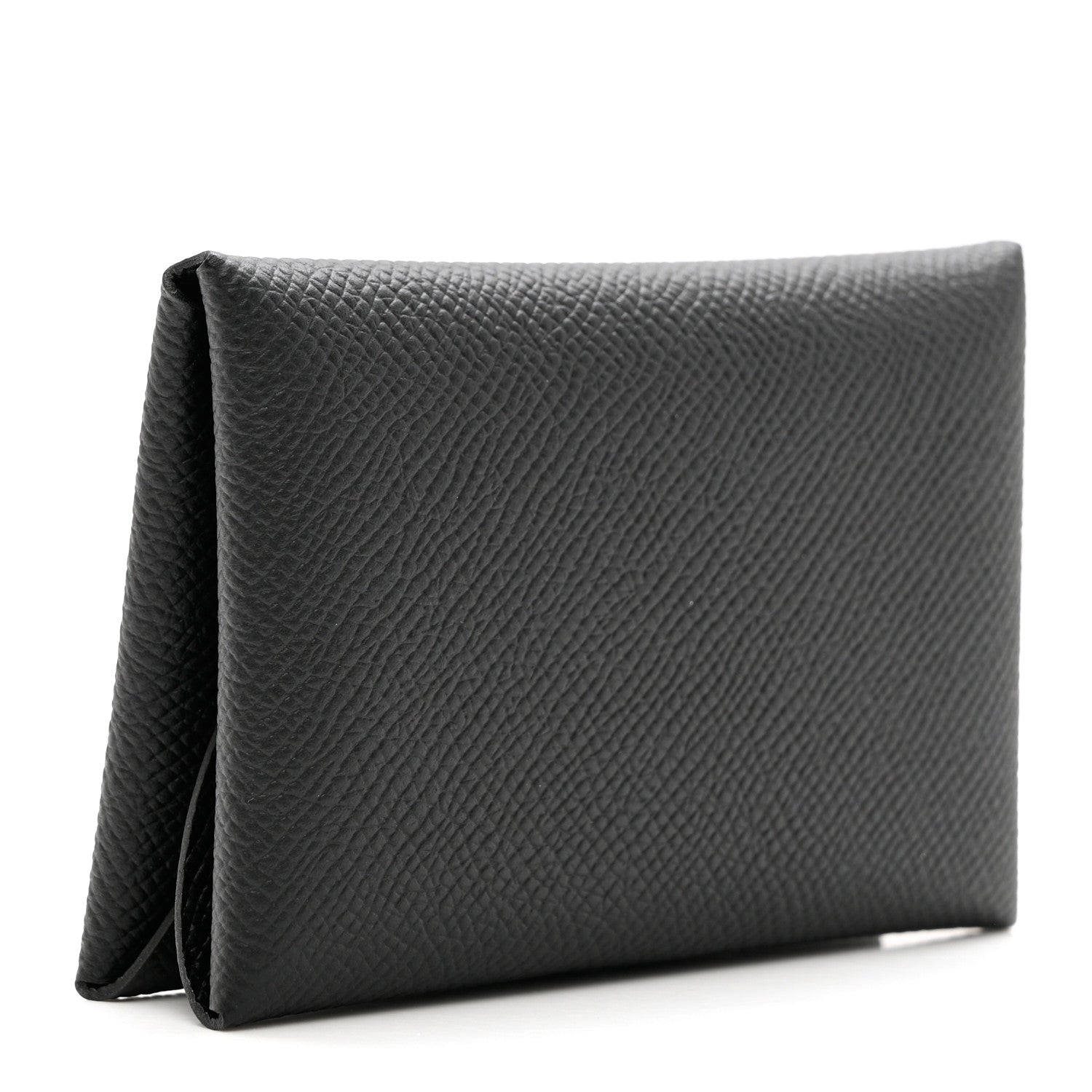 Hermes Epsom Calvi Duo Card Case Black 3 of 7