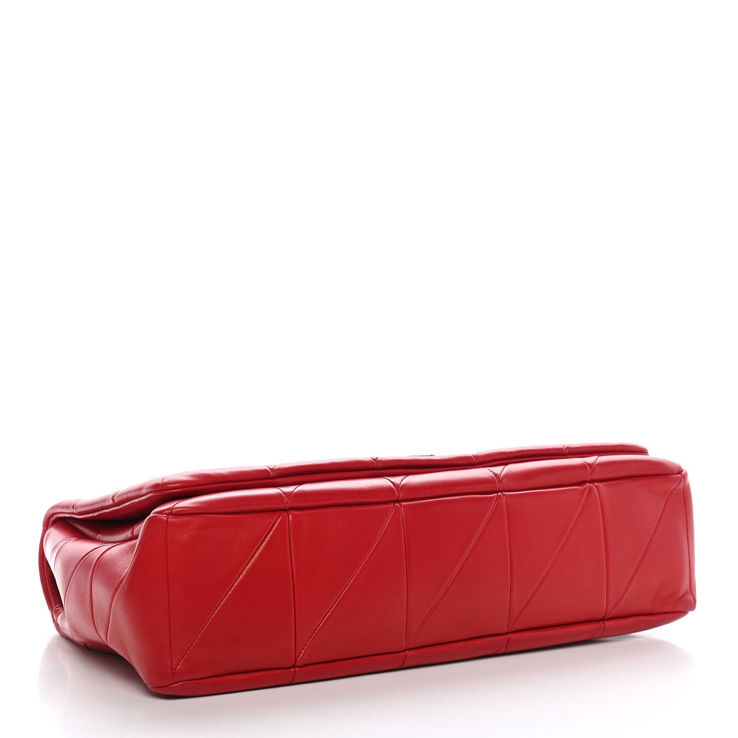 Lambskin Patchwork Monogram Large Jamie Red