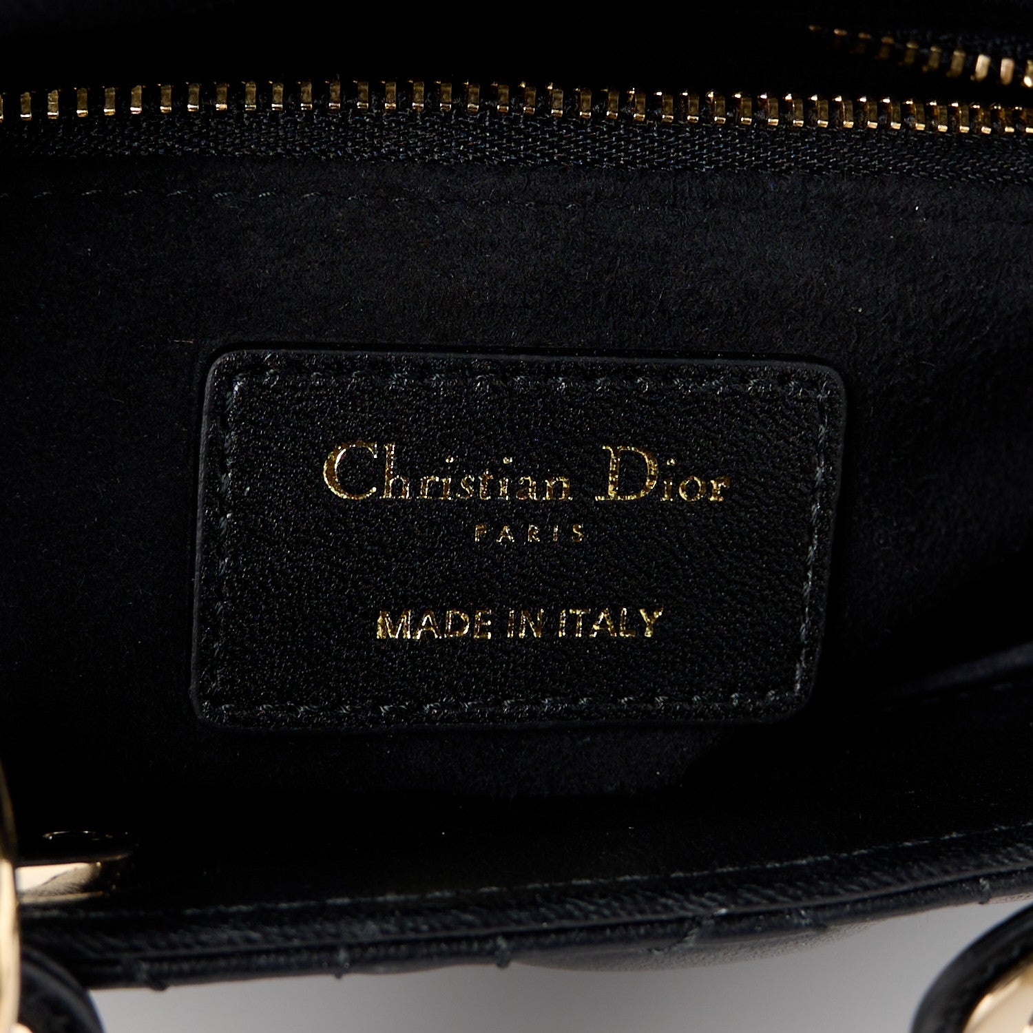 Christian Dior Lambskin Cannage Small My ABCDior Lady Dior Black 6 of 10