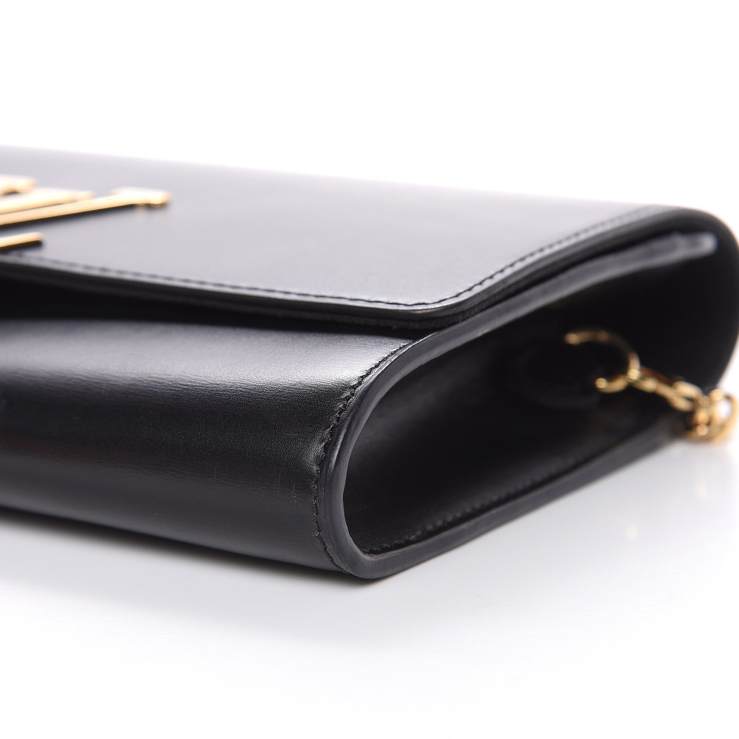 Louis Vuitton Calfskin Chain Louise GM Black 8 of 12