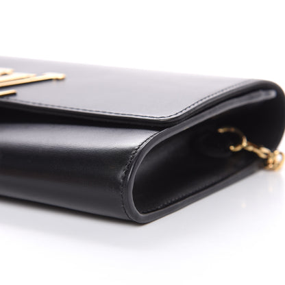 Louis Vuitton Calfskin Chain Louise GM Black 8 of 12