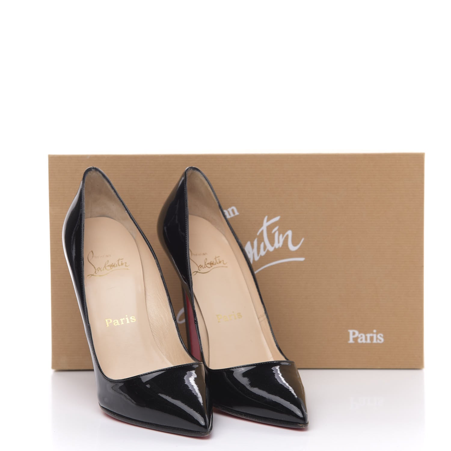 Christian Louboutin Patent Pigalle 120 Pumps 37.5 Black 11 of 11