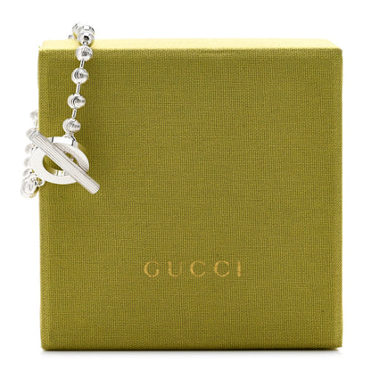 Gucci Sterling Silver Boule Toggle Bracelet 4 of 4