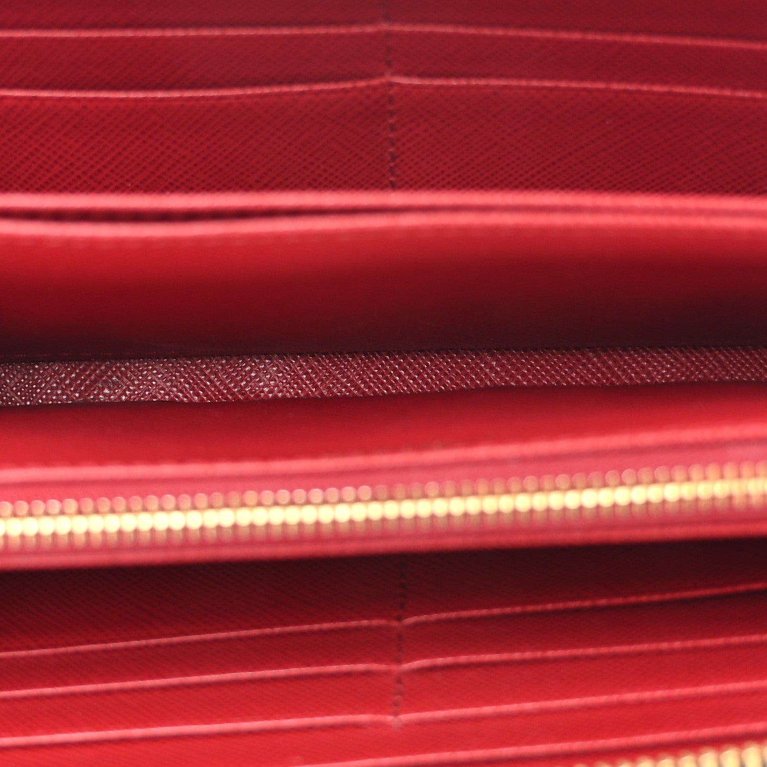 Prada X UNIVERSAL STUDIOS Saffiano Frankenstein Rose Zip Around Wallet Lacca 5 of 9