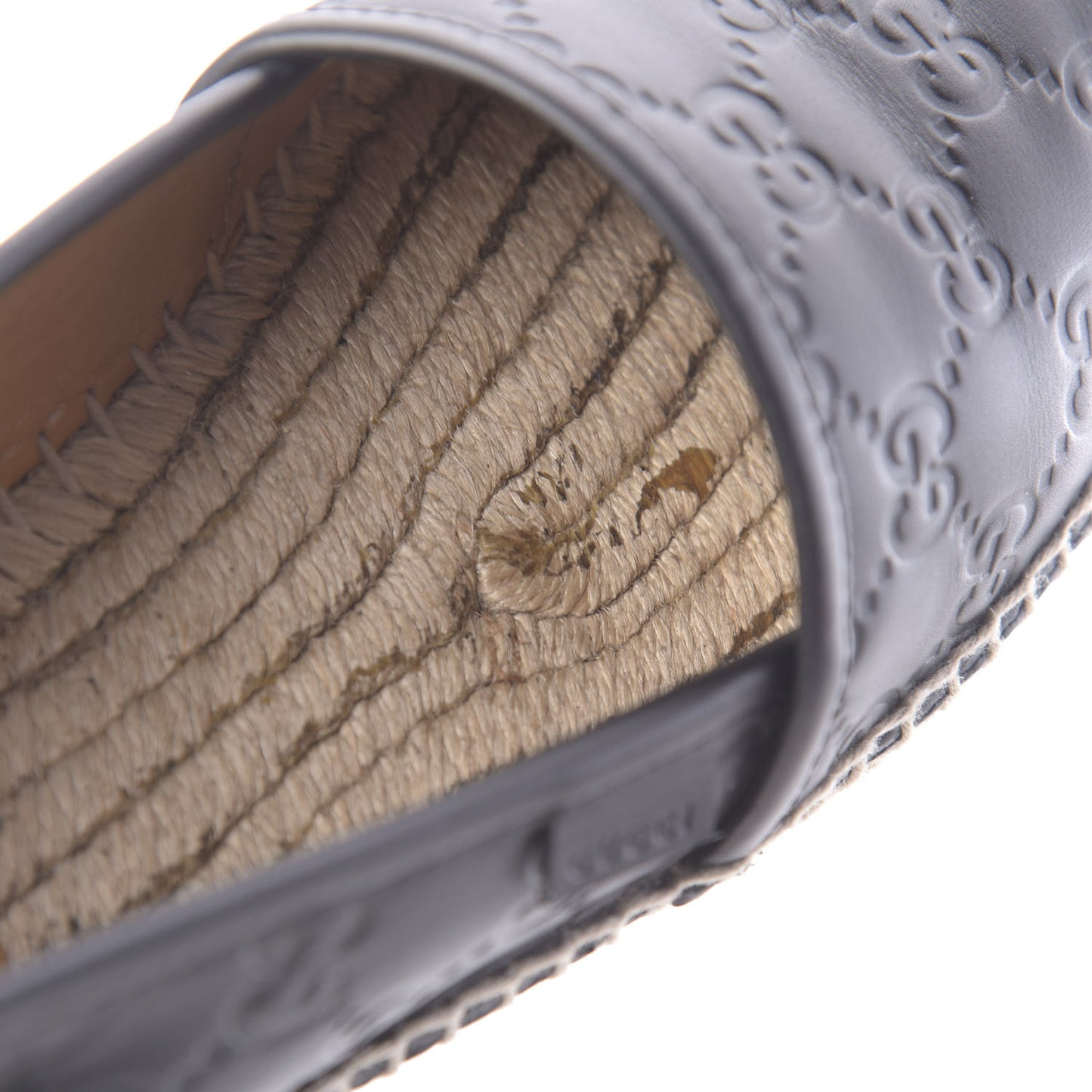 Guccissima Signature Espadrilles 37 Black