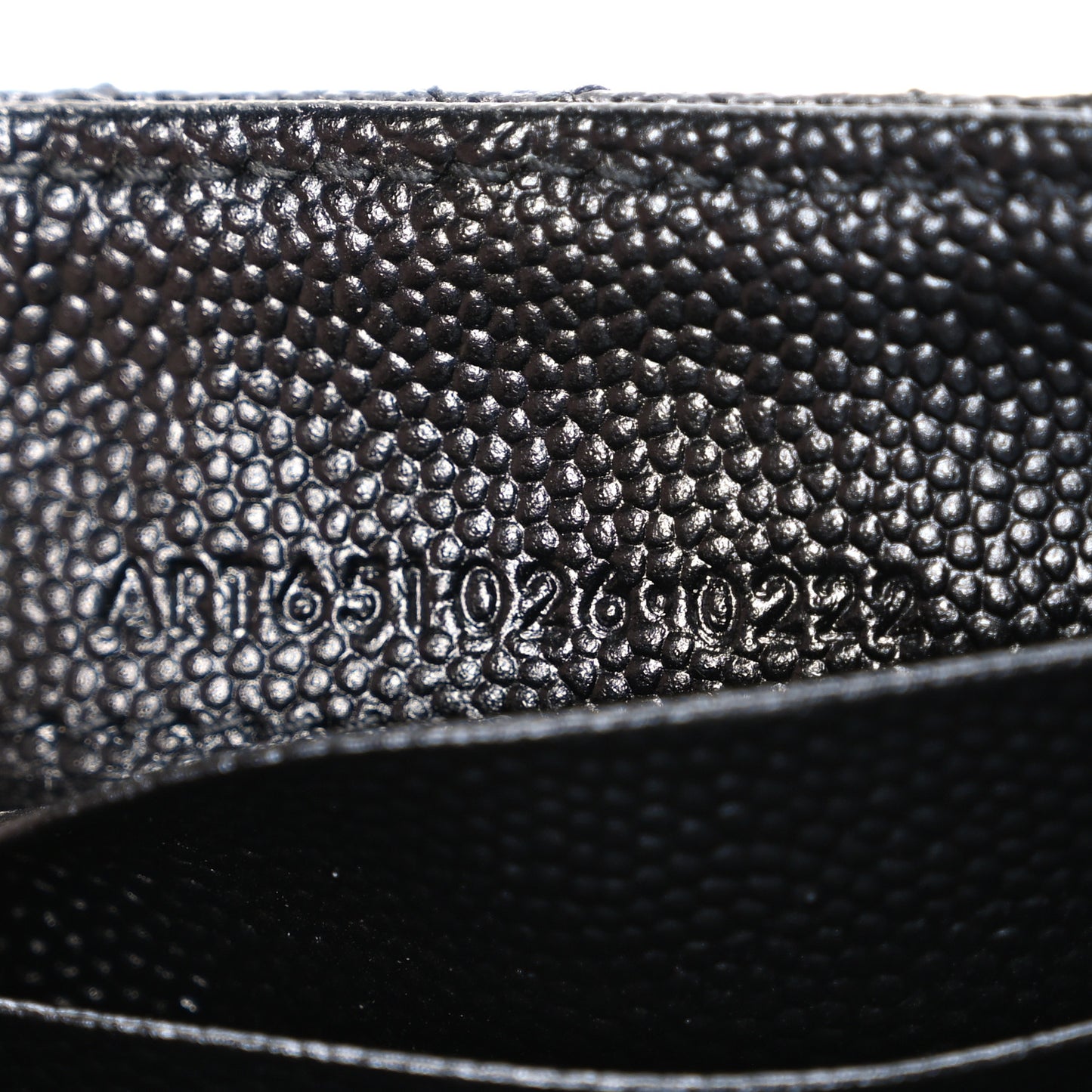 Grain De Poudre Textured Mixed Matelasse Triquilt Small Monogram Envelope Wallet Black