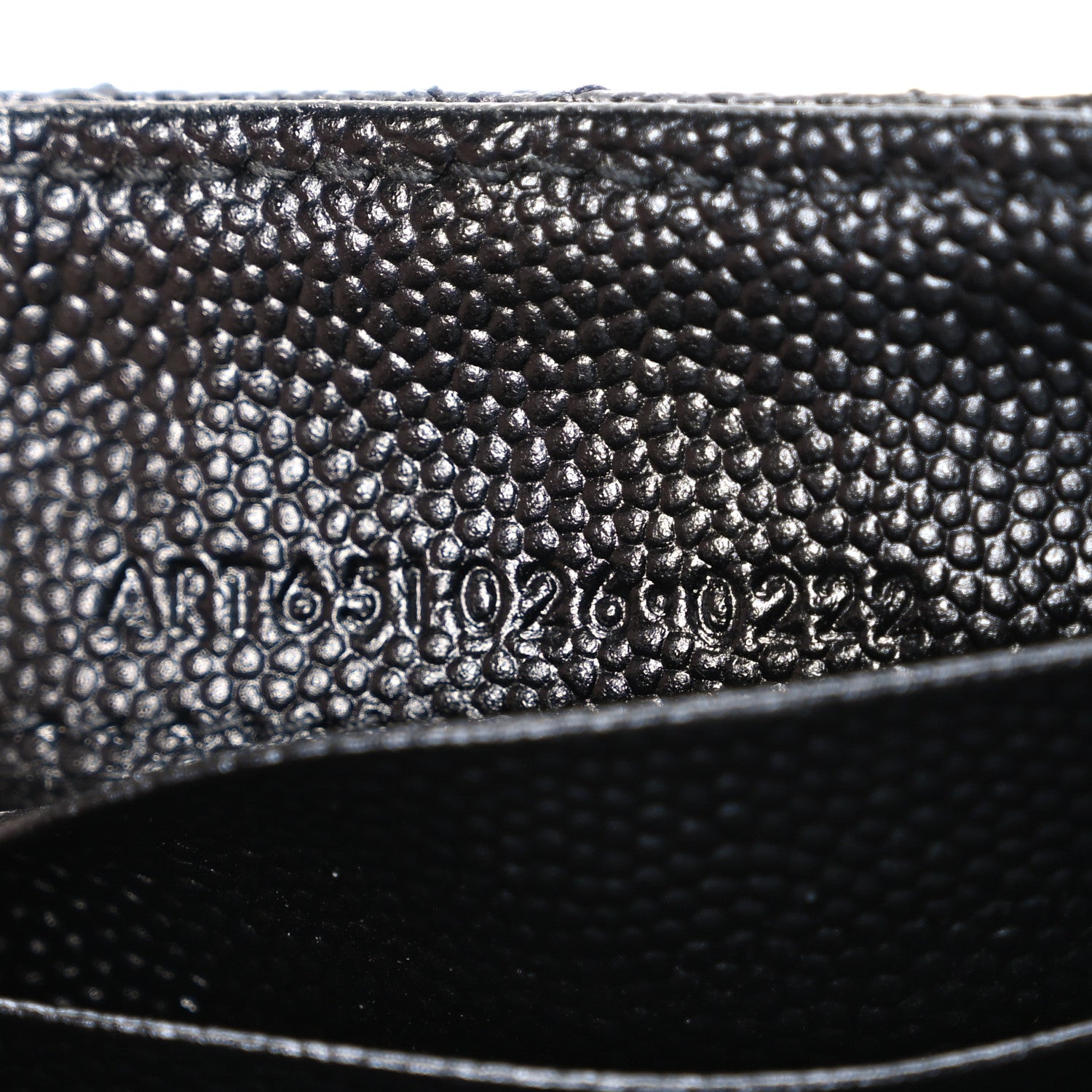 Saint Laurent Grain De Poudre Textured Mixed Matelasse Triquilt Small Monogram Envelope Wallet Black 7 of 7