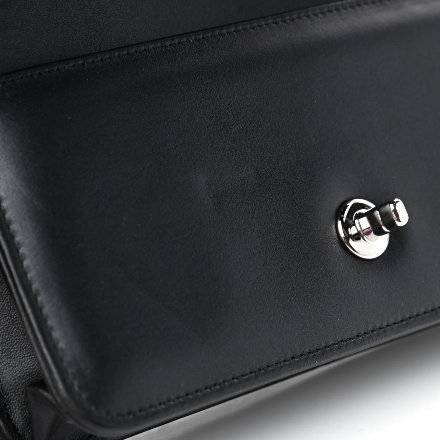 Lambskin Crystal Quilted Wallet On Chain WOC Black