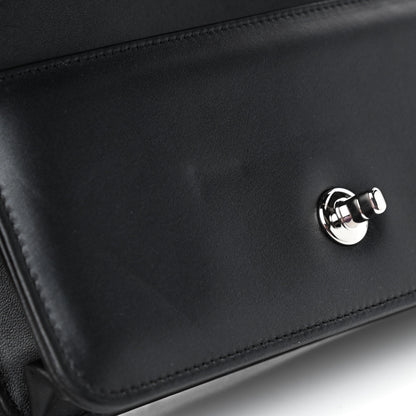 Chanel Lambskin Crystal Quilted Wallet On Chain WOC Black 10 of 11