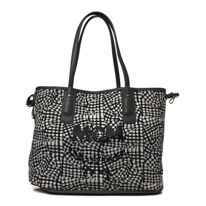 MCM Visetos Medium Liz Reversible Shopper Tote Phantom Grey 14 of 22