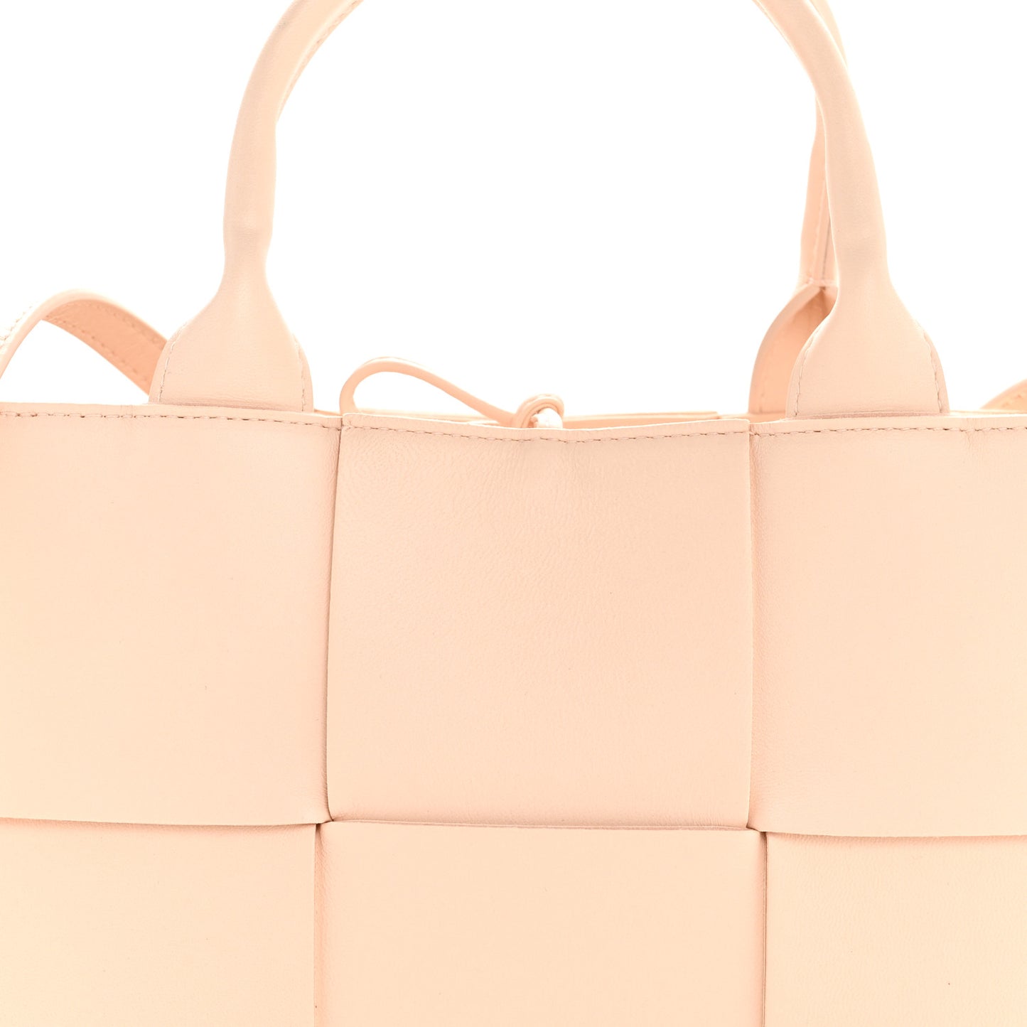 Nappa Maxi Intrecciato Mini Arco Tote Macaroon