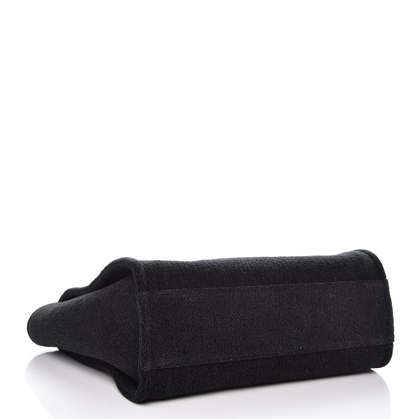 Lurex Boucle Small Deauville Tote Black