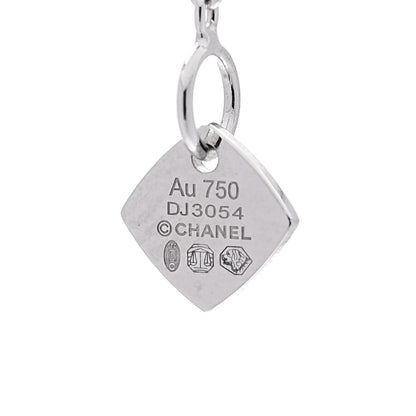 Chanel 18K White Gold Coco Crush Pendant Necklace 5 of 6