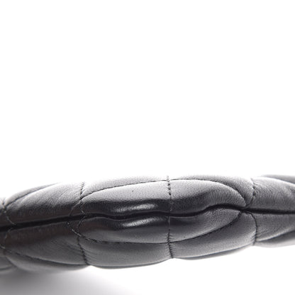 Chanel Lambskin Quilted Small Cosmetic Case Black 9 of 10