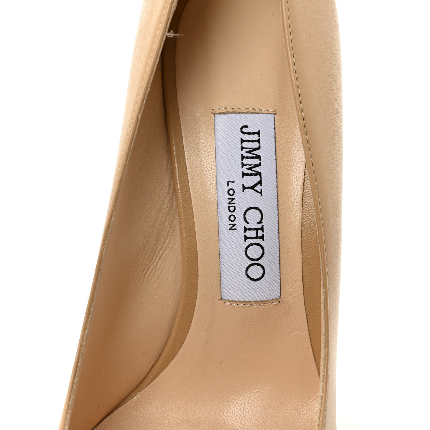 Jimmy Choo Kid Pointy Toe Romy 100 Pumps 36.5 Nude 7 of 8
