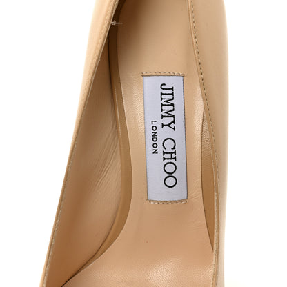 Jimmy Choo Kid Pointy Toe Romy 100 Pumps 36.5 Nude 7 of 8