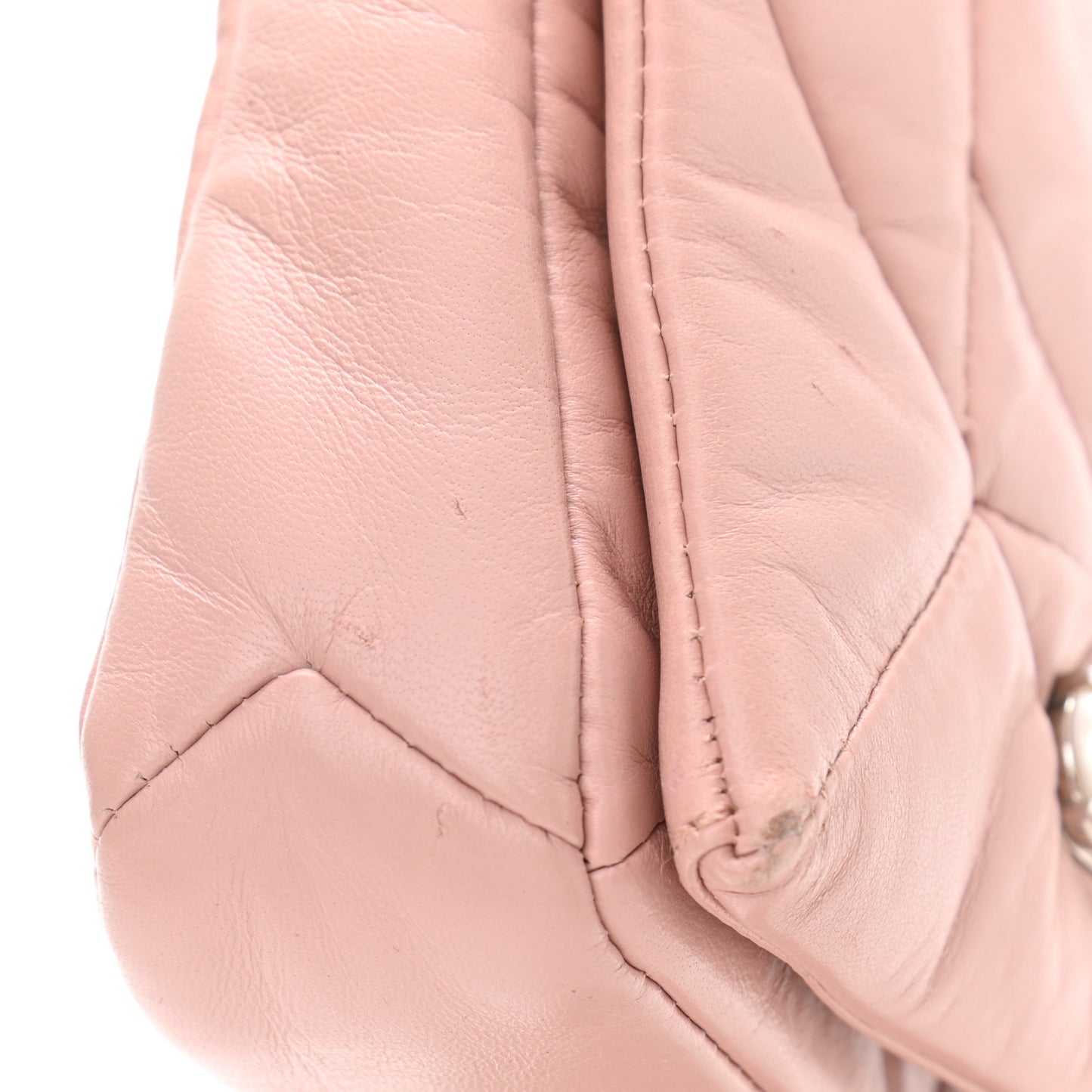 Nappa Patch Pearl Shoulder Bag Orchidea