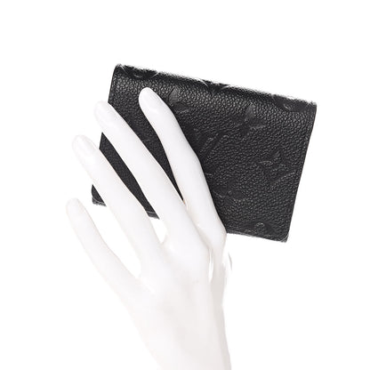 Louis Vuitton Empreinte Business Card Holder Black 2 of 8