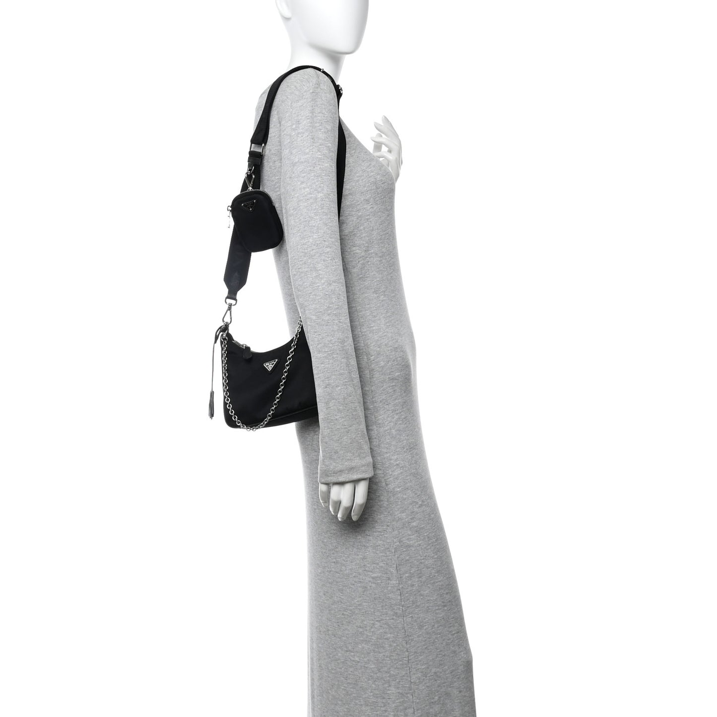 Nylon Re-Edition 2005 Shoulder Bag Black