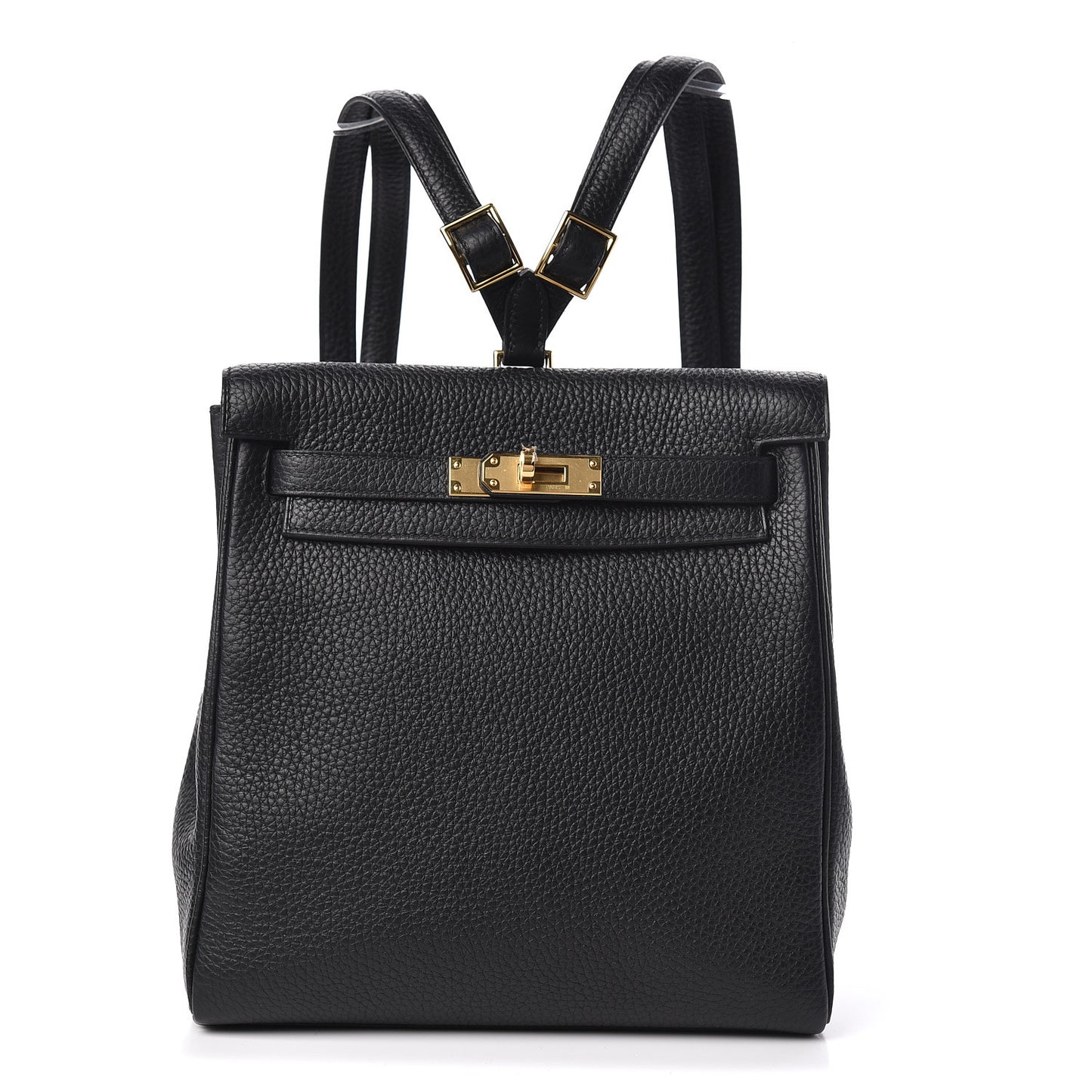 Taurillon Clemence Kelly Ado Backpack Black
