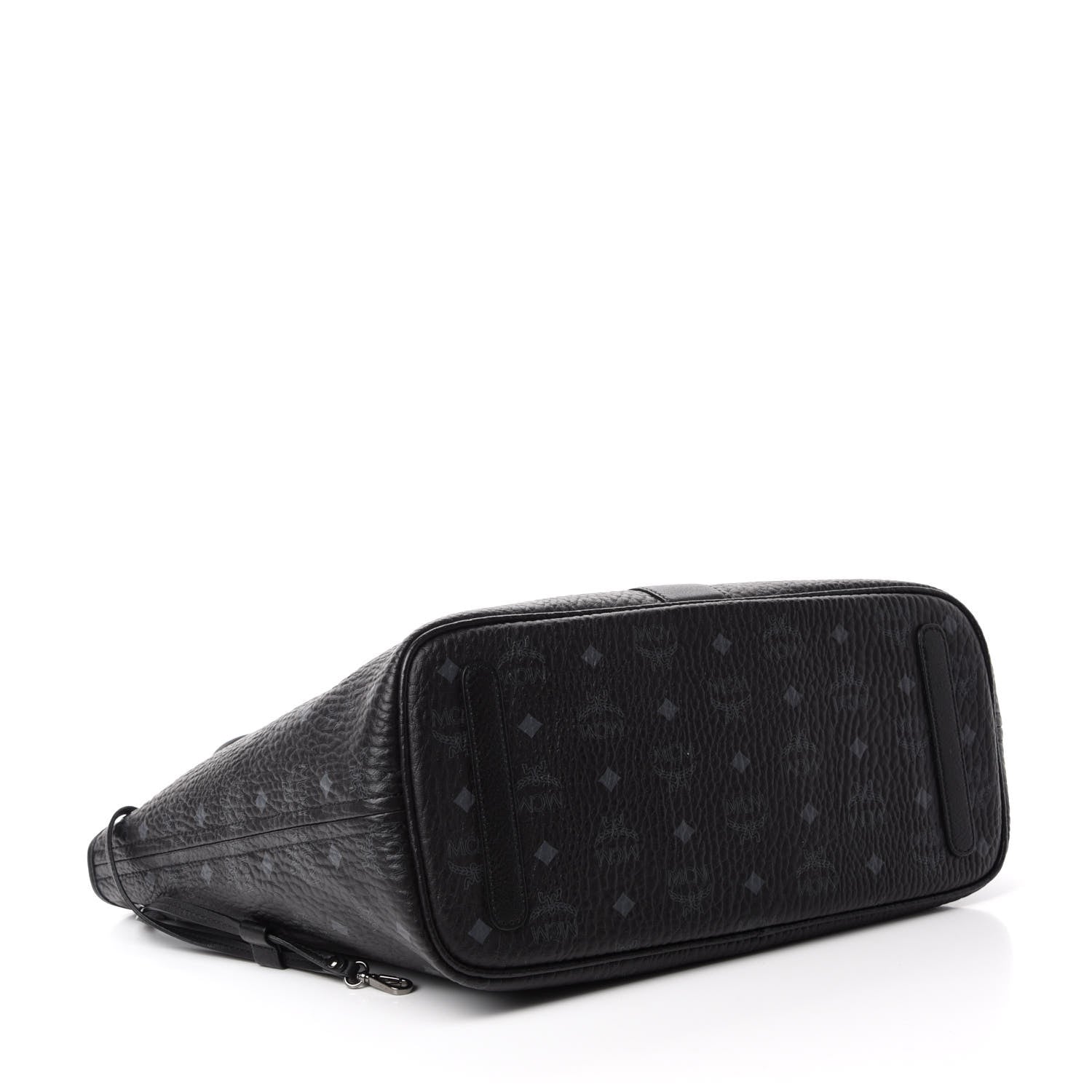 MCM Visetos Medium Liz Reversible Shopper Tote Black 4 of 15