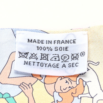 Hermes Silk Carres Volants Twilly Jaune Soufre Ciel Vert Jade 4 of 5