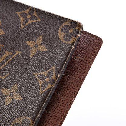 Louis Vuitton Monogram Porte Valeurs Checkbook Wallet 7 of 10