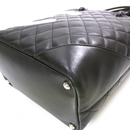 Chanel Calfskin Quilted Medium Cambon Tote Black White 6 of 13