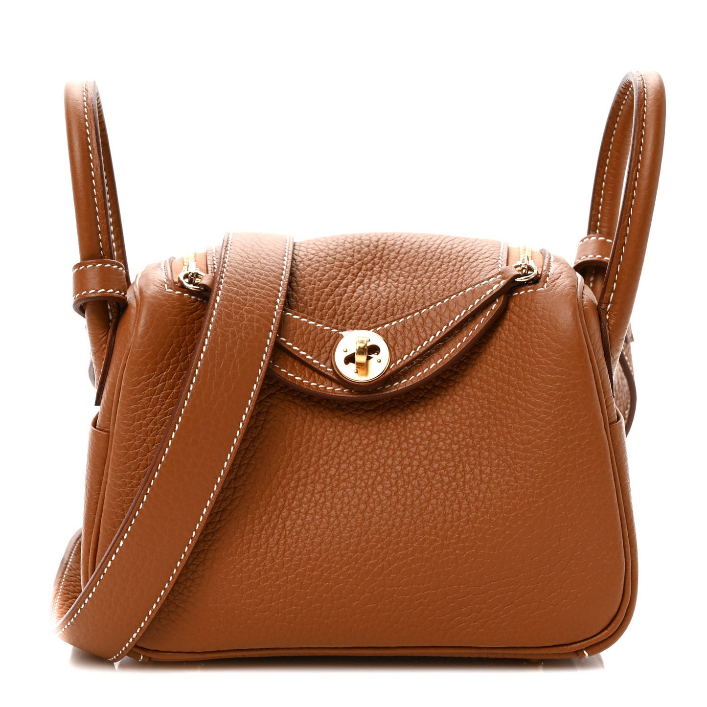 Taurillon Clemence Mini Lindy 20 Gold