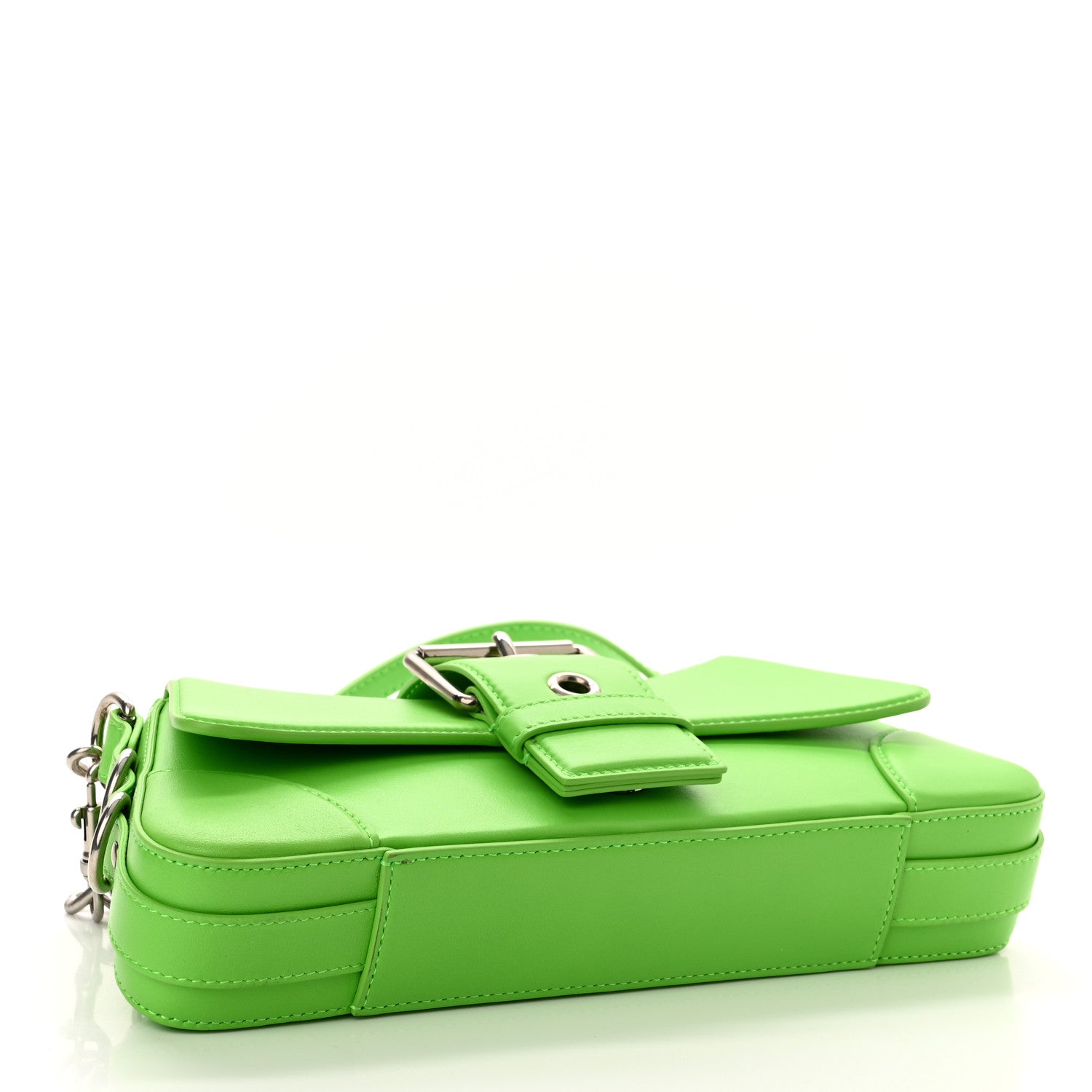 Balenciaga Smooth Calfskin Small Lindsay Shoulder Bag Acid Green 4 of 10