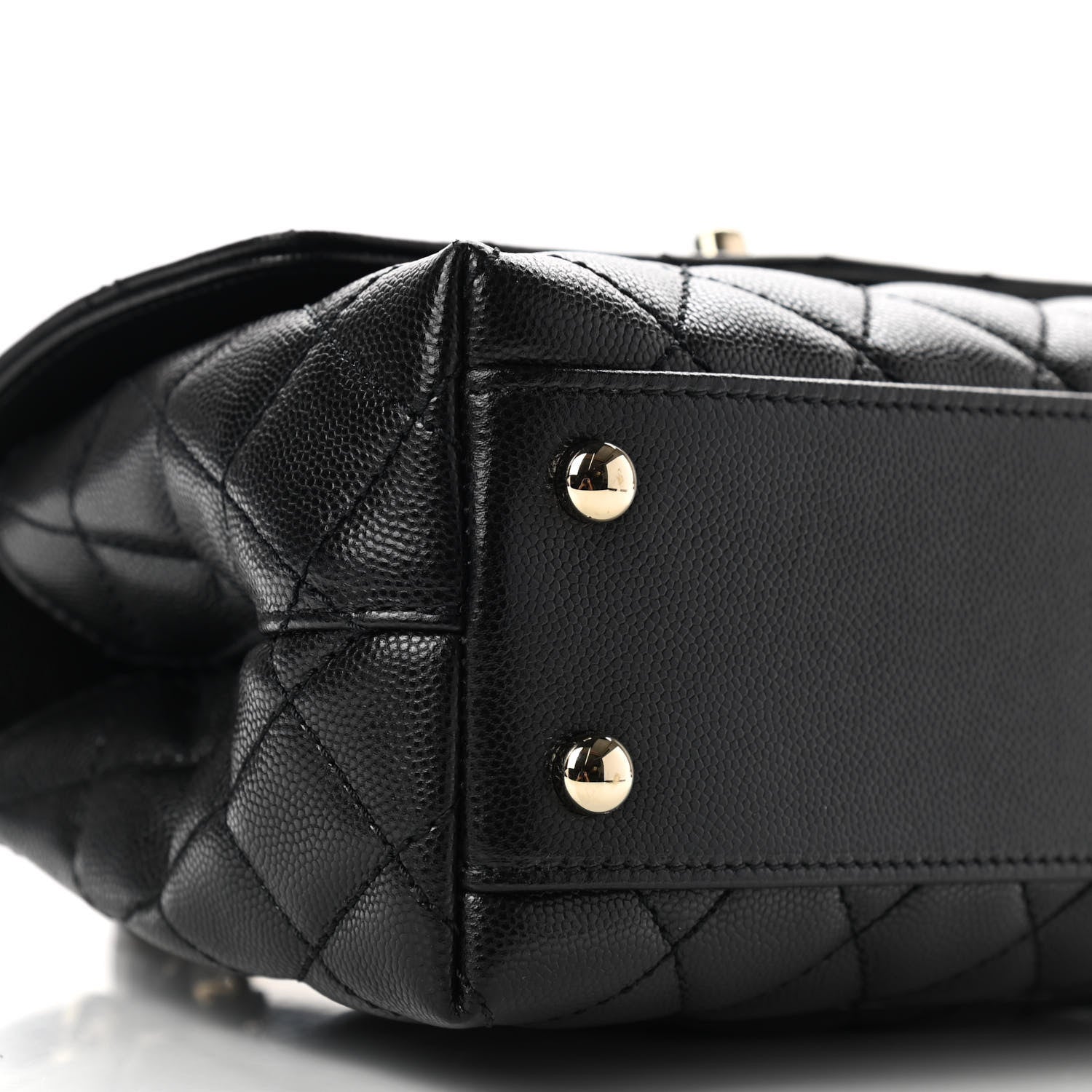 Chanel Caviar Quilted Mini Coco Handle Flap Black 8 of 9