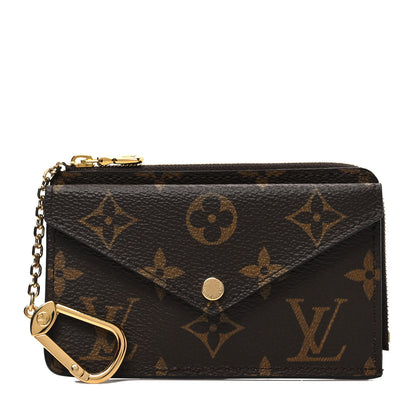 Louis Vuitton Monogram Recto Verso Card Holder Black 1 of 14