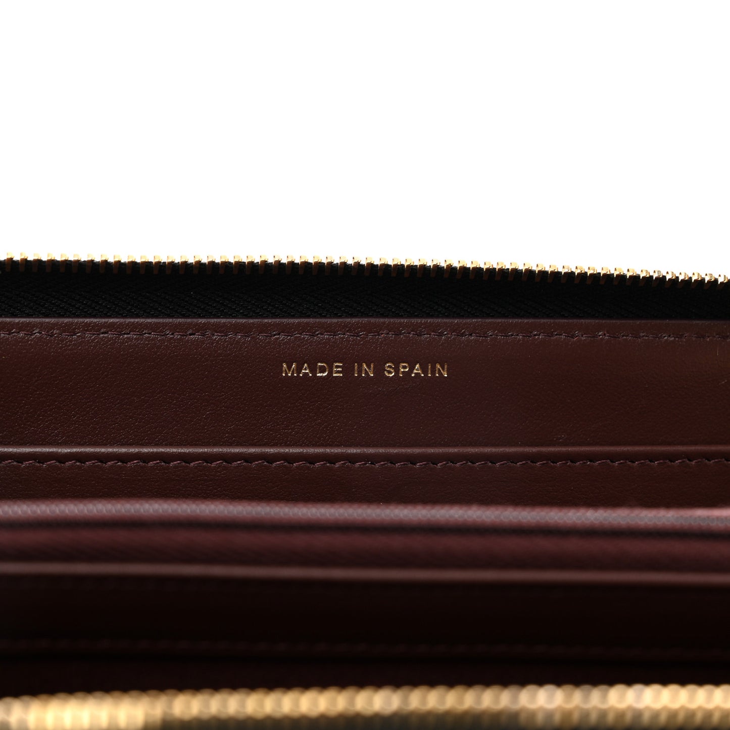 Caviar Quilted Large Gusset Zip Around Wallet Black