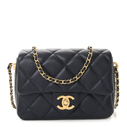 Chanel Iridescent Caviar Quilted Mini My Perfect Flap Black 1 of 11
