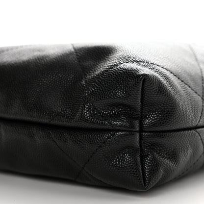 Chanel Shiny Caviar Quilted Monochrome Mini Chanel 22 Black 10 of 11