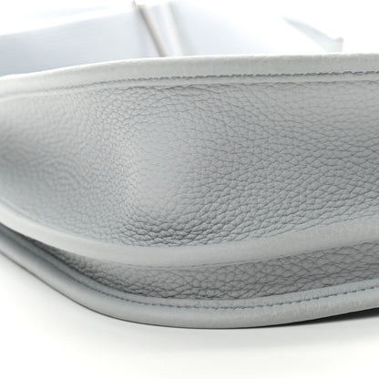 Hermes Taurillon Clemence Evelyne III PM Bleu Pale 8 of 9