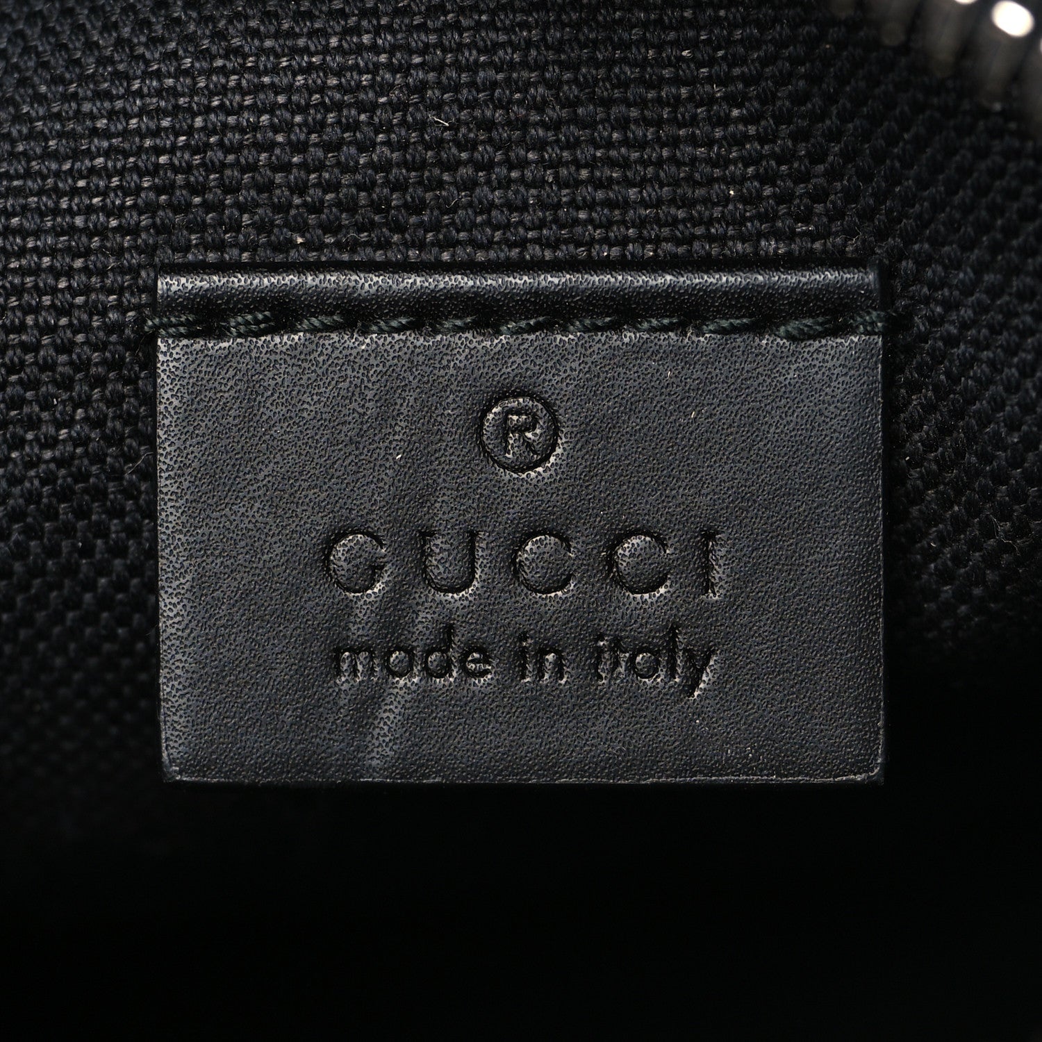 Gucci GG Supreme Monogram Appia Calfskin Web Small Camera Messenger Bag Black Grey 6 of 10