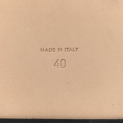 Chanel Calfskin Chain Platform Sandals 40 Black 7 of 11