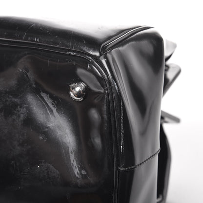 Prada Spazzolato Crystal Frame Bag Black 12 of 14
