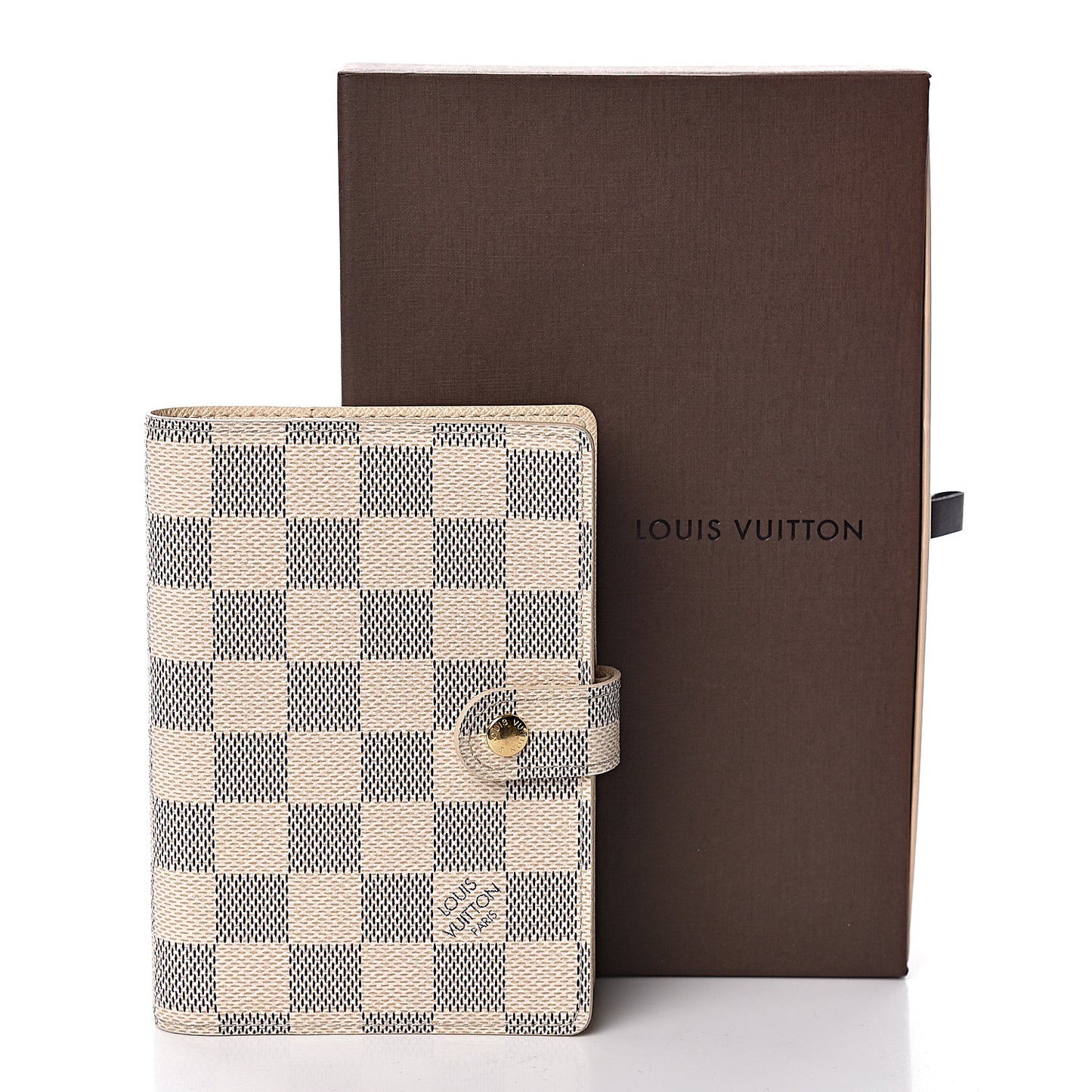 Damier Azur Small Ring Agenda Cover